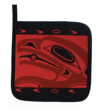 Pot Holder, Raven-Jim Charlie