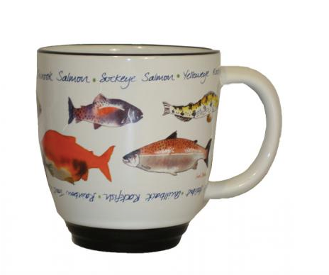 Ceramic Mug, Fish Halo