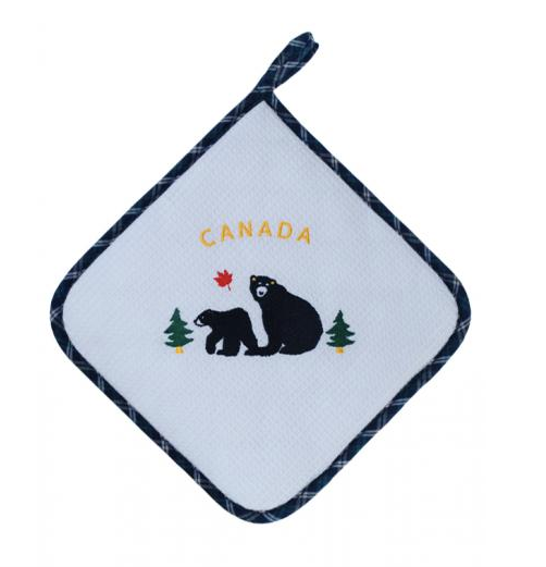 Pot Holder, Black Bear/Canada