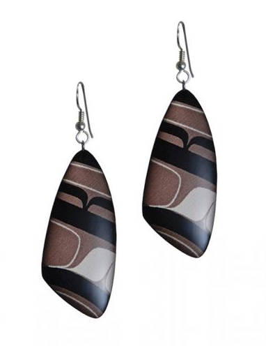 Earrings, Kelly Robinson-Silk Inspired (Onyx)