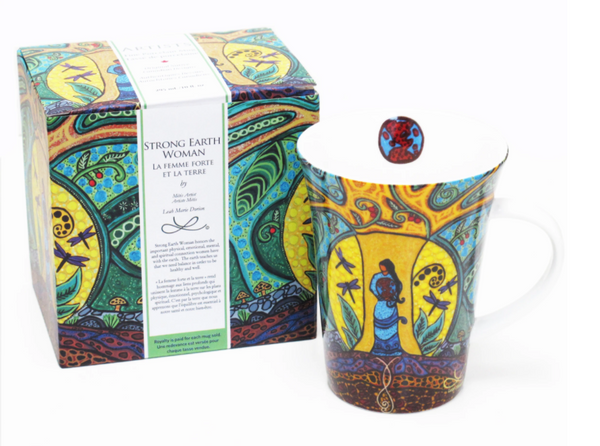Porcelain Mug, Breath of Life-Leah Dorion