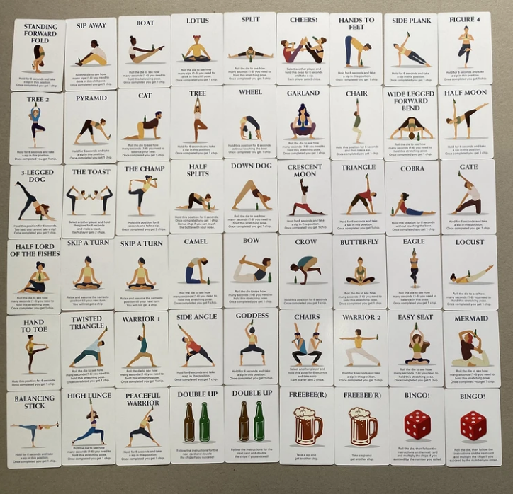Beer Yoga Party Game