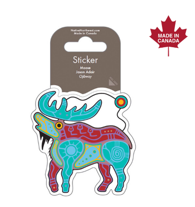 Sticker, Moose-Jason Adair