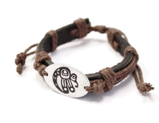 Leather Bracelet, Dragonfly-Ryan Cranmer