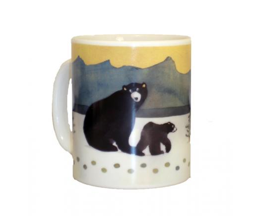 Ceramic Mug, Black Bear