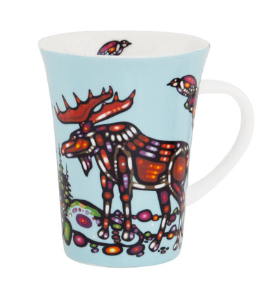 Porcelain Mug, Moose-John Rombough