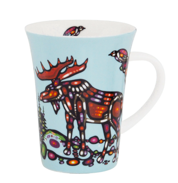 Porcelain Mug, Moose-John Rombough