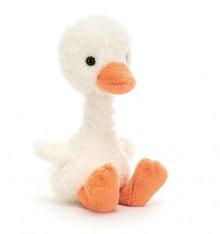 Quacking duck top soft toy