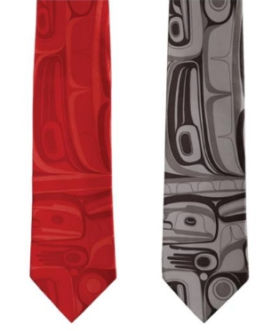 Tie (Boxed-Silk), Raven Transforming-Kelly Robinson Collection