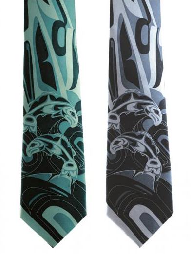 Tie, (Boxed Silk), Salmon-Anthony Joseph