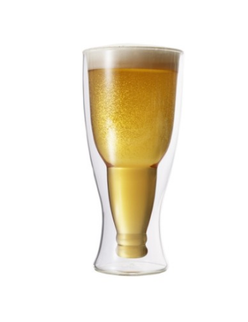 Double-Double Beer Glass, Pilsner-Brilliant