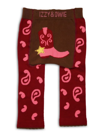 Izzy & Owie- Leggings, Pink & Red Cowgirl