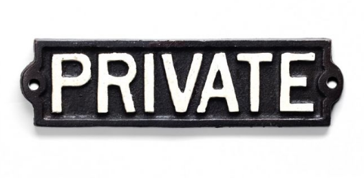 Private Plaque, Cast Iron