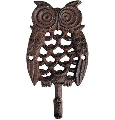 Owl Hook, Single-Cast Iron
