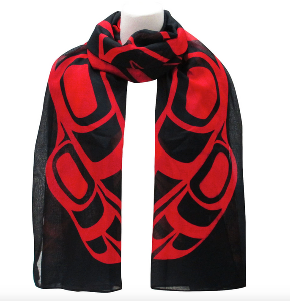 Scarf, Eagle Heart-Roy Henry Vickers