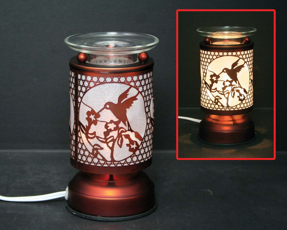 Touch Lamp w/ Ess Oil/Wax Holder, Birds & Bugs Collection