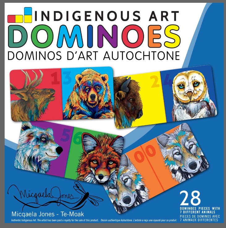 Dominoes, Indigenous Art-Micqaela Jones