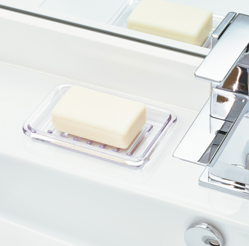 Soap Saver, Clear Rectangular-InterDesign
