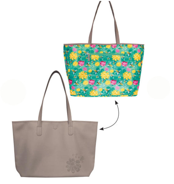 Tote Bag, Reversible-Bee & Blossoms (Paul Windsor)