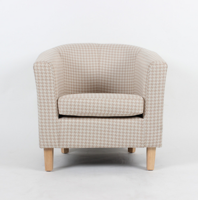Side Chair, London (Beige/Off-White)