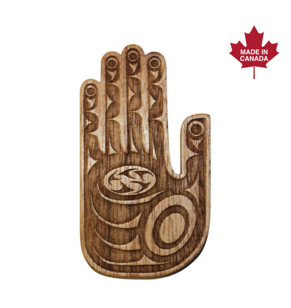 Magnet, Spirit Wood Healing Hand-Simone Diamond