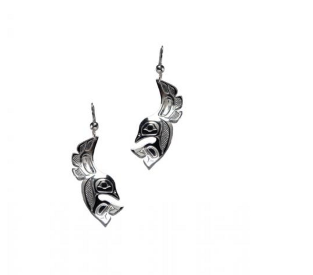Earrings, Lovebird-Bill Helin