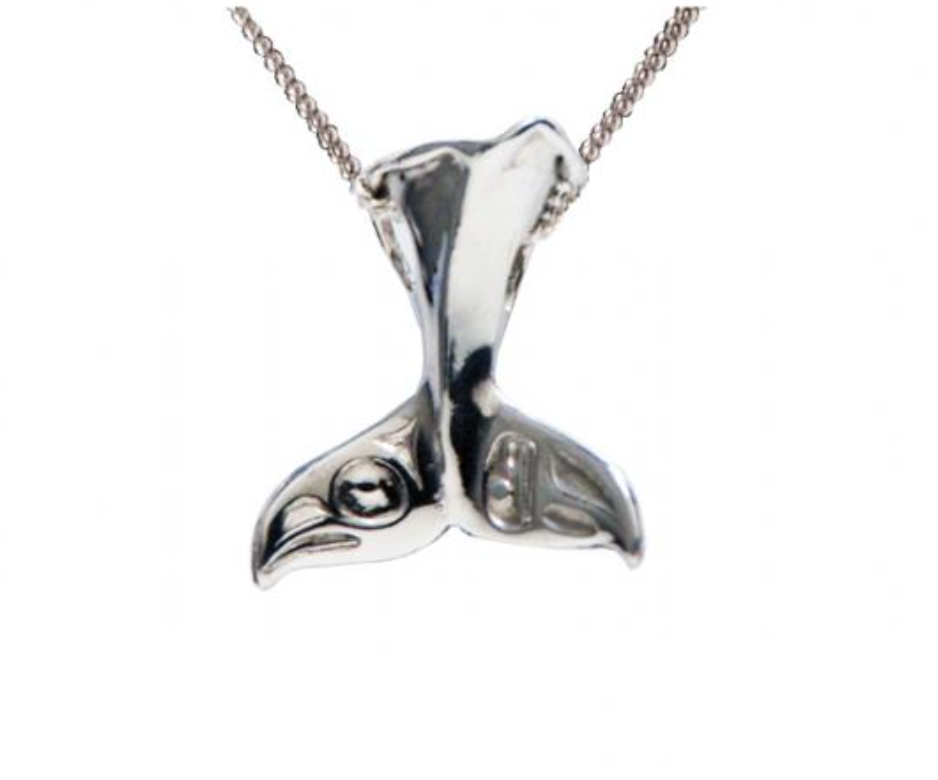 Necklace, Whale Tail-Bill Helin