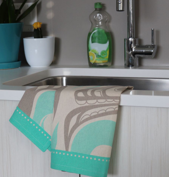 Tea Towel, Killer Whale-Trevor Angus