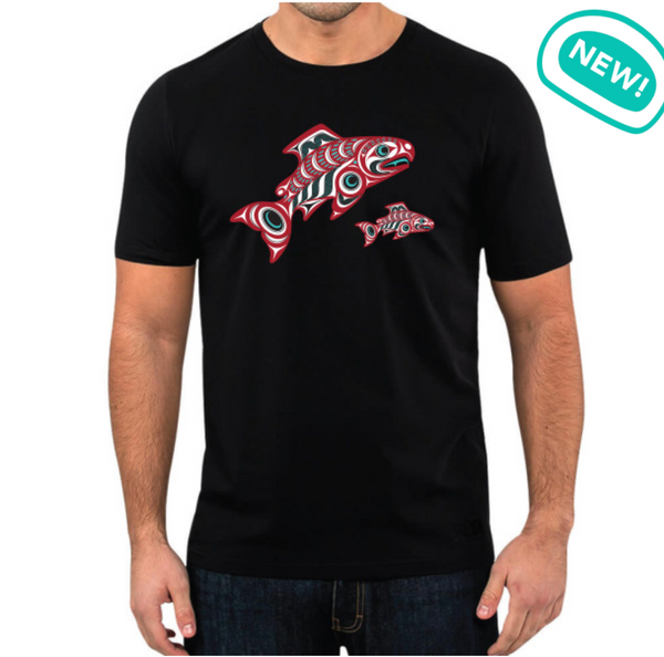 T-Shirt, Salmon-Joe Wilson-Sxwaset