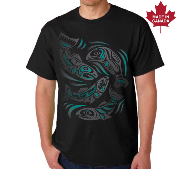 T-Shirt, Sacred Salmon-Paul Windsor