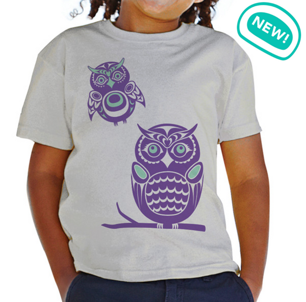 T-Shirt, Kids-Owls (Simone Diamond)