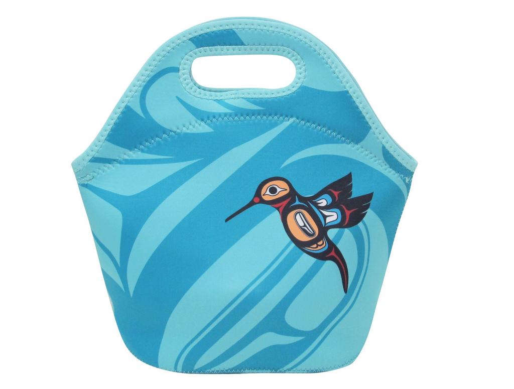 Lunch Bag, Neoprene-Hummingbird