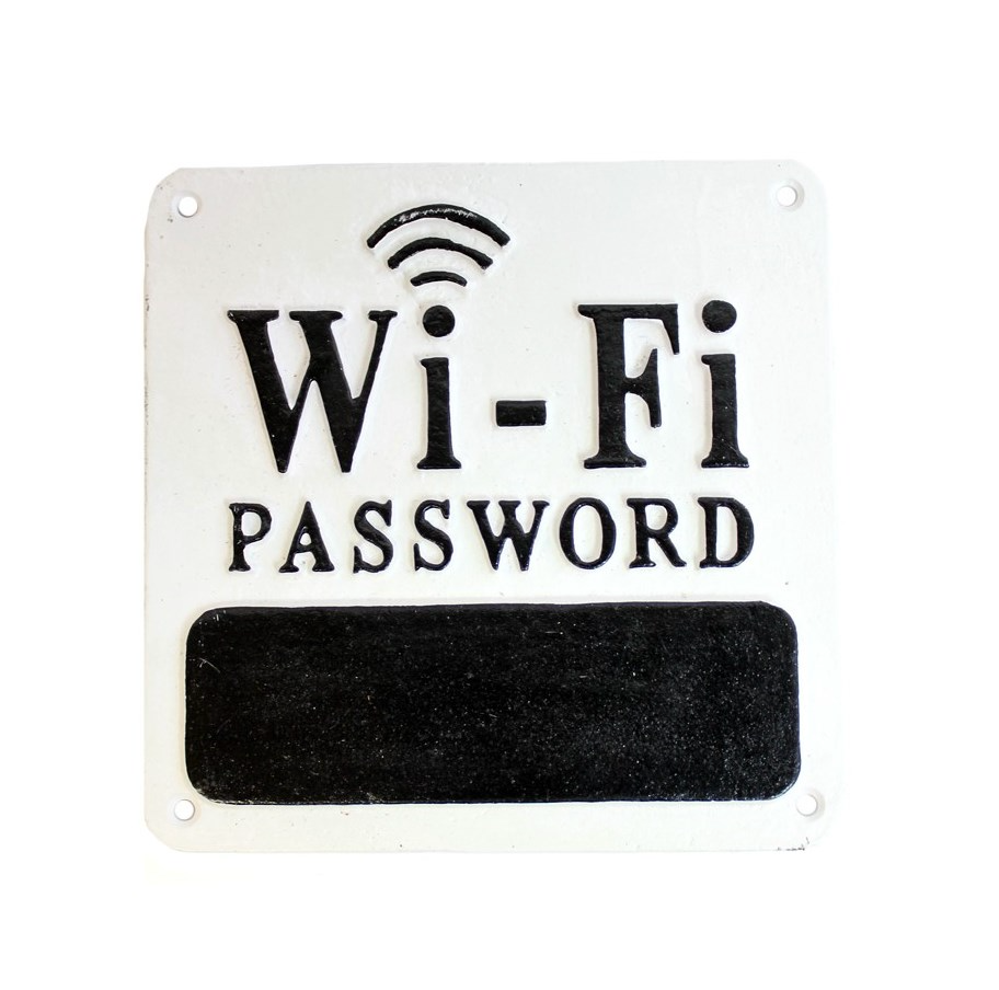 Cast Iron, Wi-Fi Password