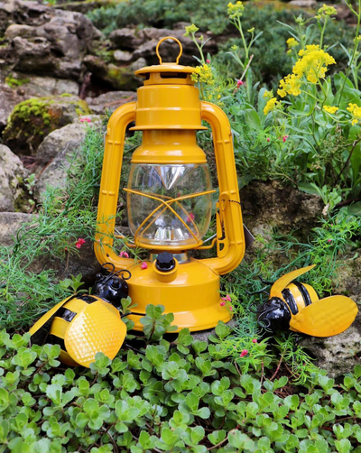 LED Lantern w/ Dimmer, Yellow