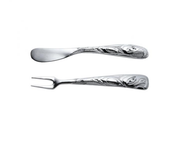 Pate & Fork Serving Set, Eagle-Andrew Williams
