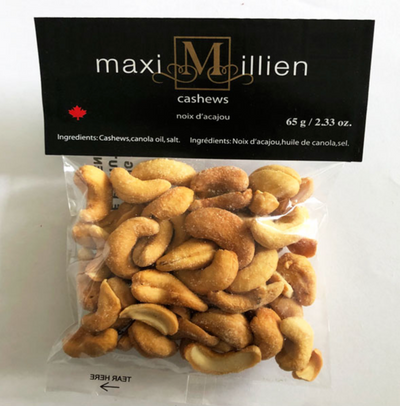 Specialty Foods- Roasted & Salted Cashews 65g