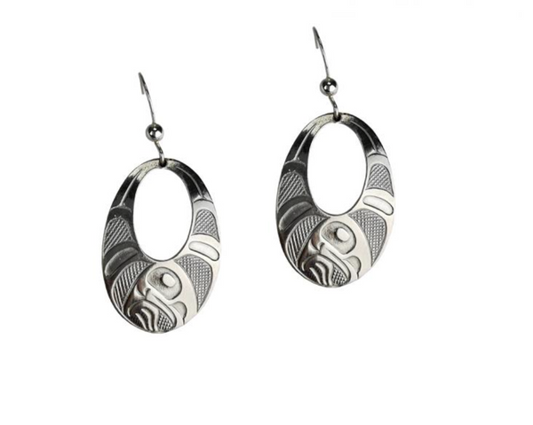 Earrings, Raven Wing-Bill Helin