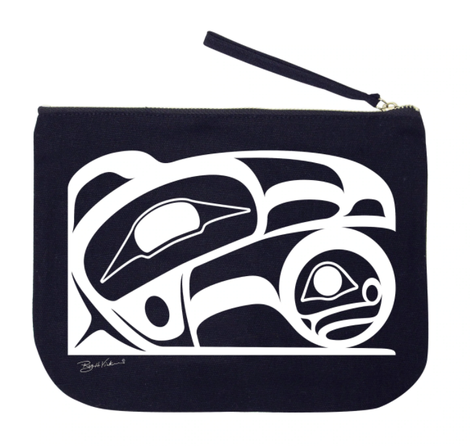 Eco Zip Pouch, Raven-Roy Henry Vickers