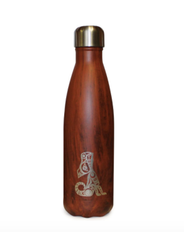 Insulated Bottle, Wolf-T.J. Sgwaayaans Young