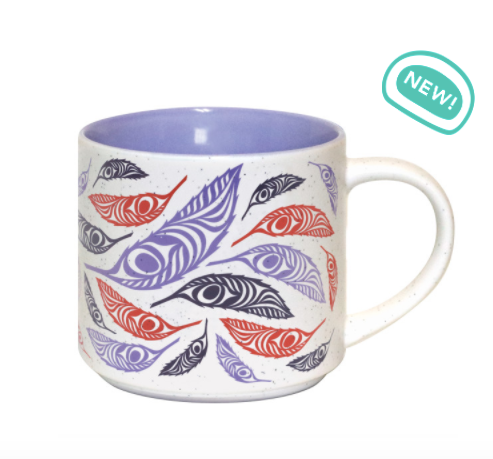 Ceramic Mug, Feather-Simone Diamond