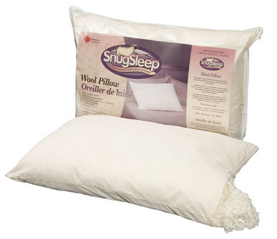 SnugSleep- Wool Pillow, Regular Fill