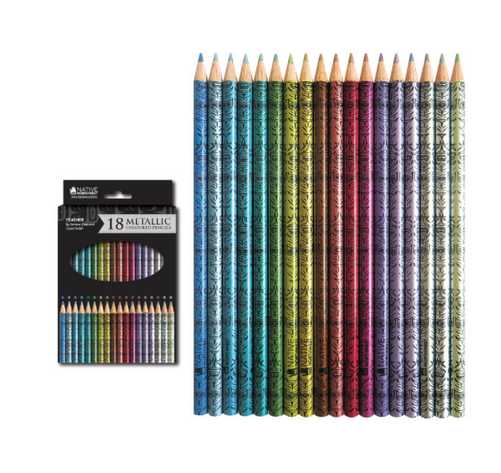 Pencil Crayons (Metallic) - Feather - Simone Diamond