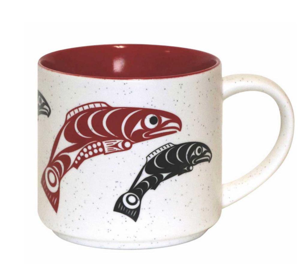 Ceramic Mug, Salmon-Francis Horne Sr.