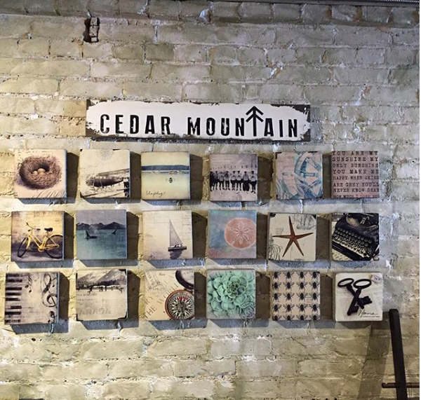 Cedar Mtn- Misty Wolf Plaque
