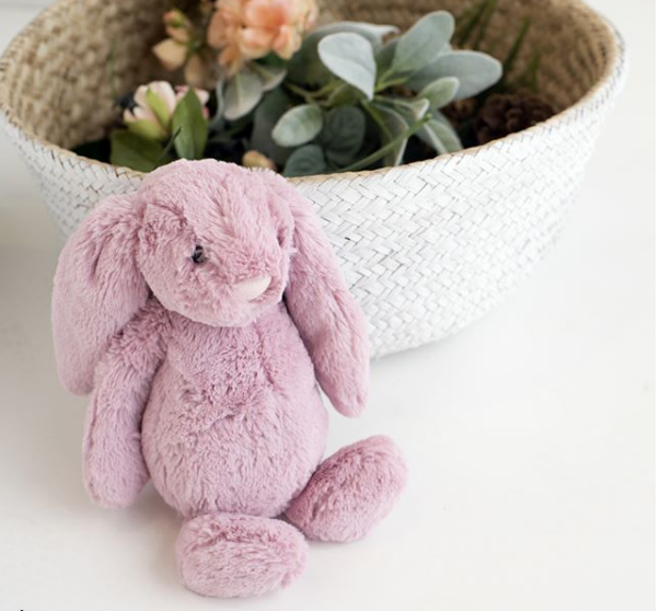 Elephant Bashful Blue Medium Jellycat Heartstrings Home Decor Gifts