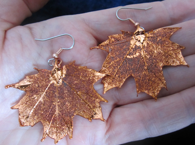 Necklace, B.C Sugar Maple-Frosted Leaves