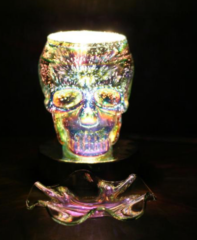 Touch Lamp w/ Ess Oil/Wax Holder, Skull Collection