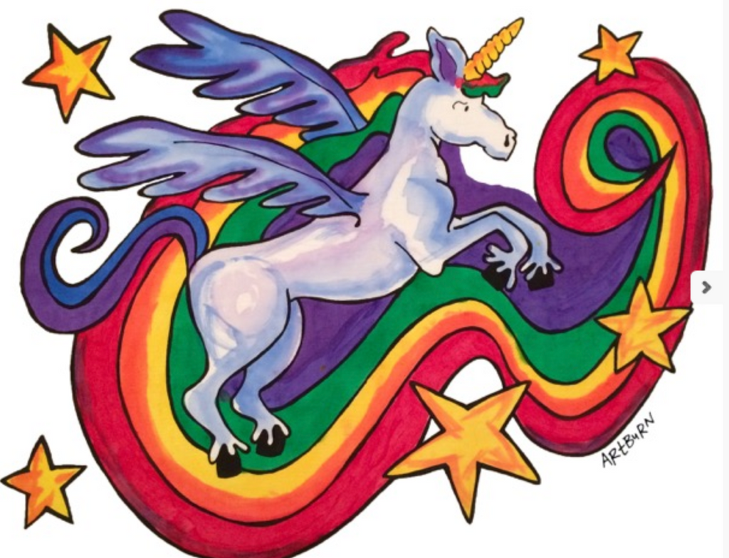 Pillowcase Painting Kit, Unicorn-Artburn