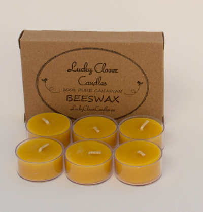 Beeswax, Votive 3 Pack-Natural