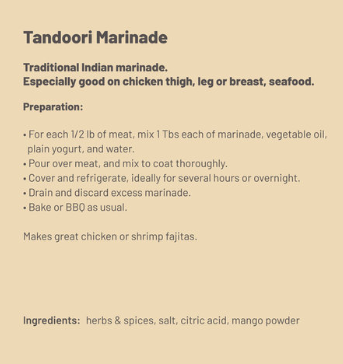 Spice Works- Tandoori Marinade
